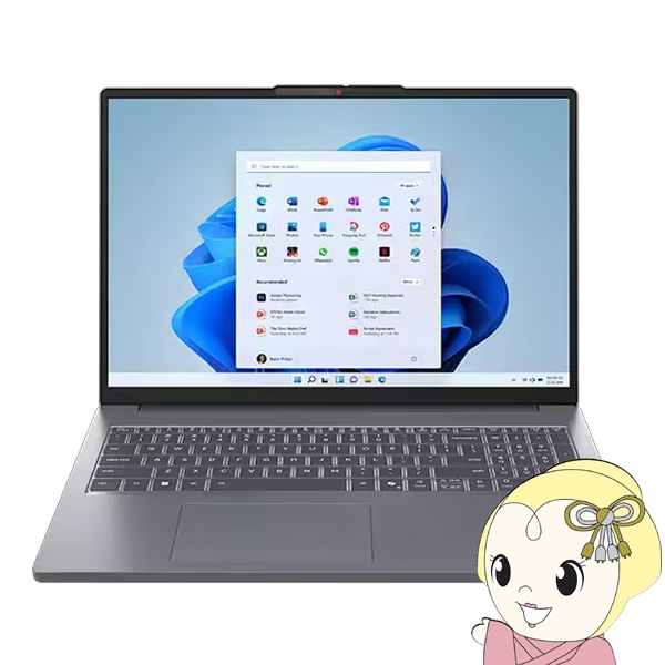 [予約]レノボ ノートパソコン Lenovo IdeaPad Slim 3 Gen 10 83K8007GJP 16型/WUXGA/Ryzen 5/16GB/512GB/Windows 11 Home/Office OP付/ルナグレー