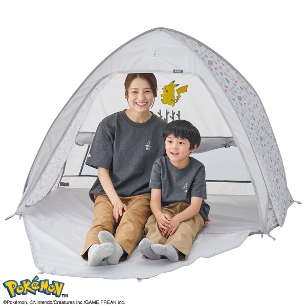 LOGOS ロゴス ポケモン ポップフルシェード 86100000 ワンタッチ テント 軽量 ピクニック キャンプ アウトドア ピカチュウ_3