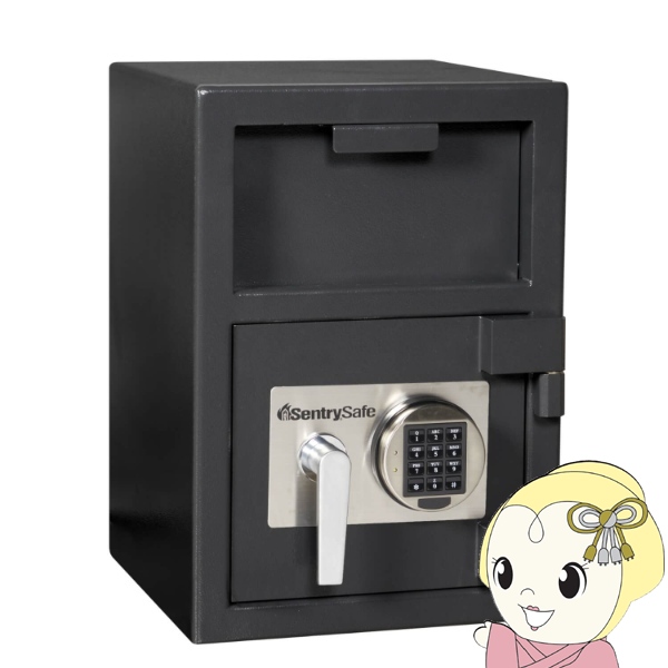金庫 セントリー Sentry 投入式金庫 据置型保管庫 テンキー式 DH-074E 非耐火 26.6L 43.1kg ブラック 防犯 コンビニ レストラン ガソリンスタンド