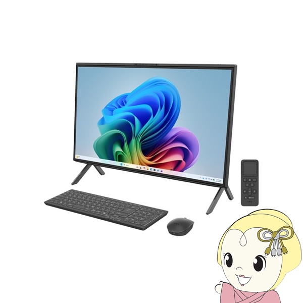 [予約]富士通 デスクトップパソコン FMV Desktop F FMVF77L1BA/27型/WQHD/Ryzen AI 7/32GB/1TB/Windows 11 Home/Office OP付/ブラック 145,850円