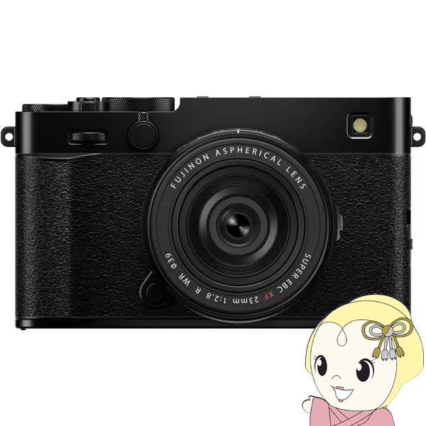 ミラーレス一眼カメラ 富士フイルム FUJIFILM X-E5 XF23mm レンズキット ブラック APS-Cサイズ ミラーレスカメラ FX-E5-BJP 日本語･英語版