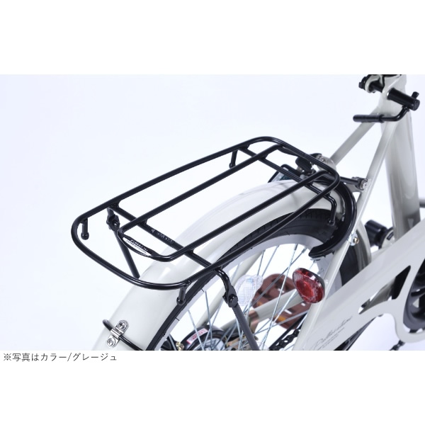 [予約 6月日以降]折りたたみ自転車 20インチ 6段変速 MYPALLAS マイパラス バスケット付き ダイナモLEDライト付き 鍵付き MF203-LG リーフグリーン_12