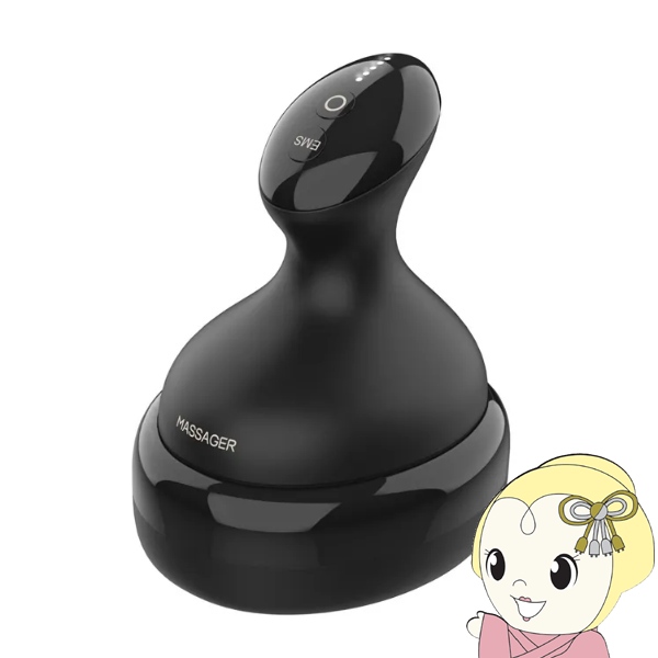 ヘッドスパ NIPLUX EMSヘッドスパPOCKET 頭皮エステ 美顔器 ギフト 頭皮ケア デコルテ 肩こり ヘッドマッサージ NP-EHPO24BK
