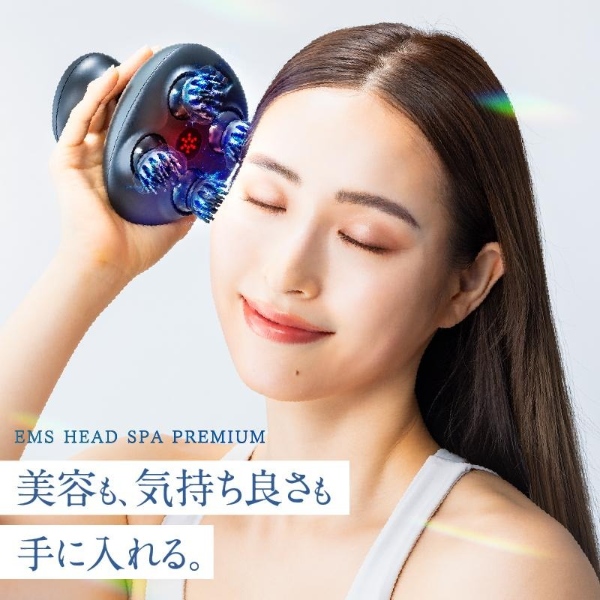 ヘッドスパ 頭皮マッサージ EMSヘッドマッサージ NIPLUX EMS HEAD SPA PREMIUM 頭皮マッサージ器 NP-EHSP23BK