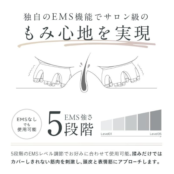 EMSヘッドスパ 頭皮マッサージ ヘッドマッサージ NIPLUX EMS HEAD SPA 頭皮マッサージ器 頭皮ケア EMS美顔器 振動 美容家電 NP-HS22BK-EMS_6