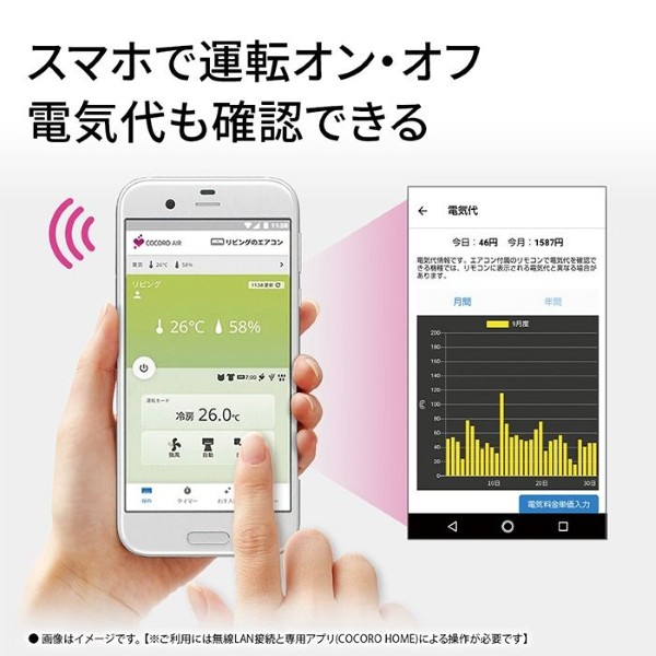 【工事込】エアコン シャープ AY-U22E-W Eシリーズ 2.2kW 主に6畳 単相100V プラズマクラスター スタンダード 冷暖房 ホワイト_9