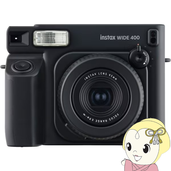 在庫限り 富士フイルム FUJIFILM instax WIDE 400 チェキ [JET BLACK 
