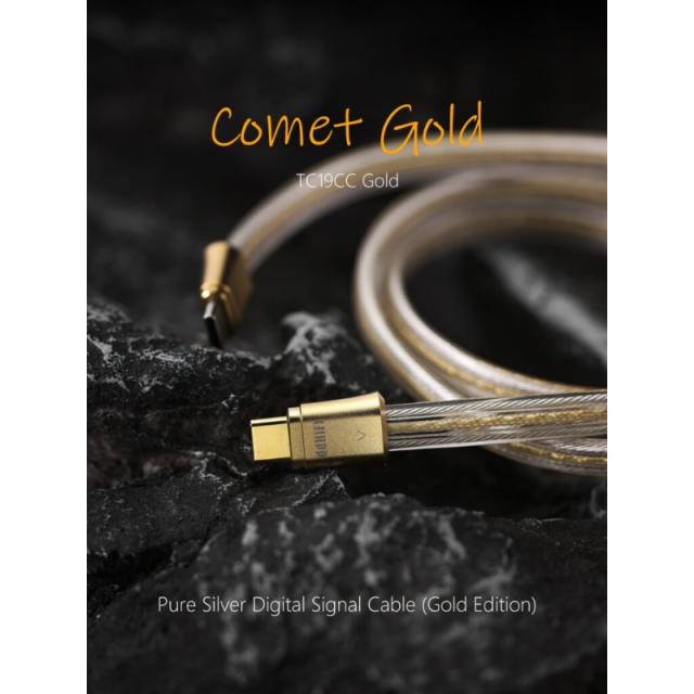 ddHiFi Gold シリーズ USB C to C OTGケーブル TC19CC Gold 10cmの通販