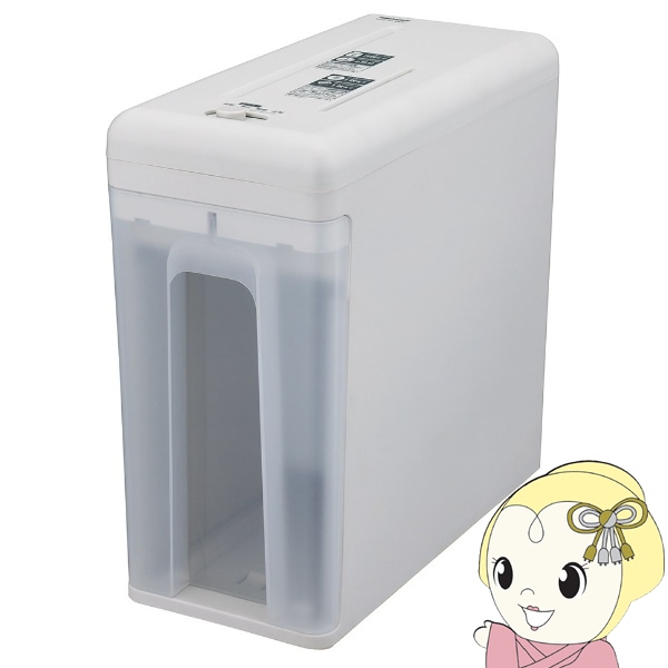 ナカバヤシ シュレッダー パーソナルシュレッダ ノイズレス スリム/ライトグレー NSE-NLM02LG マイクロカット 静音 9,372円