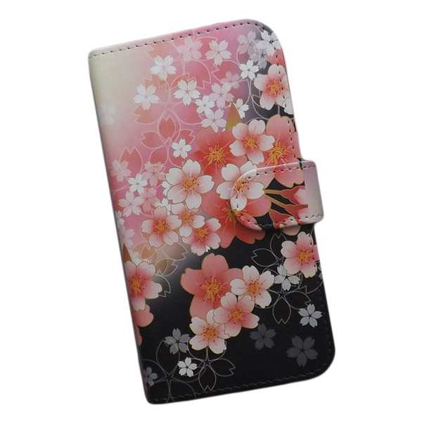 スマホケース 手帳型 Iphone プリントケース 和柄 花柄 桜 おしゃれ Smt 325 の通販はau Wowma ディアブロス