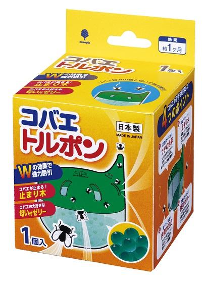 コバエトルポン 日本製 コバエ好みの色と匂いで強力誘引 誘導ポール 匂い付ビーズ 紀陽除虫菊株式会社 コバエ 駆除 ジノテフラン 台所の通販は