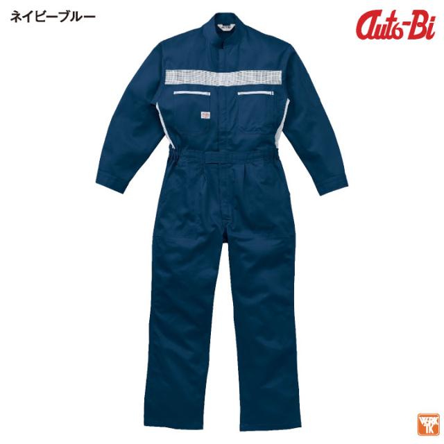 □AUTO-BI つなぎ服6900-001ネイビーブルー-L 6900001L(8246150)[送料