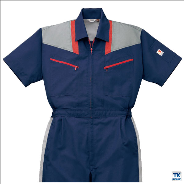 つなぎ ツナギ おしゃれ メンズ 山本寛斎 Kansai 春夏素材 作業着 半袖 Ab Km253の通販はau Wowma Worktk