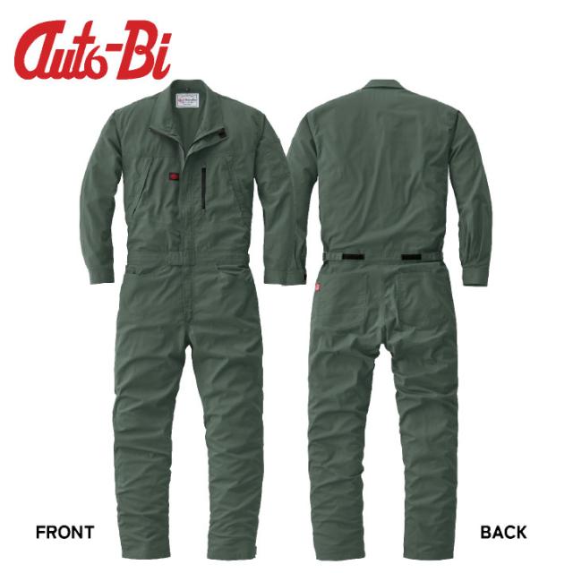 AUTO-BI 長袖つなぎ服 春夏 秋冬 ツナギ メンズ レディース ストレッチ 吸気性 通気性 収納力 動きやすい 超大型ポケット 仕事服 おしゃれ 山田辰 大きいサイズ ab-23041-b AUTO-BI 長袖つなぎ服 春夏 秋冬 ツナギ メンズ レディース ストレッチ