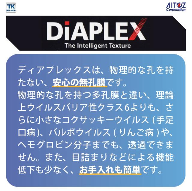 感染防止ジャケット AITOZ TULTEX DIAPLEX 感染防止衣 医療 透湿 防水 防風 丈夫 ウイルス対策 救急隊 病院 アイトス ジャケット 長袖 az-56306-b_1