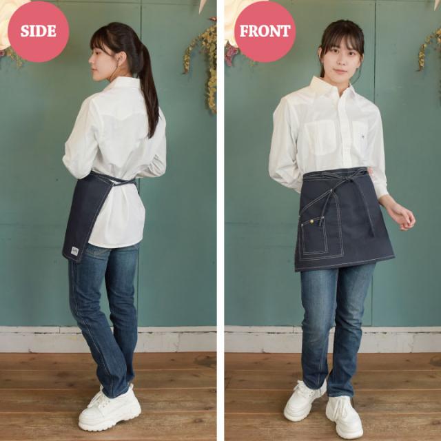 Lee ショートエプロン 腰巻エプロン WORKWEAR ストレッチダック