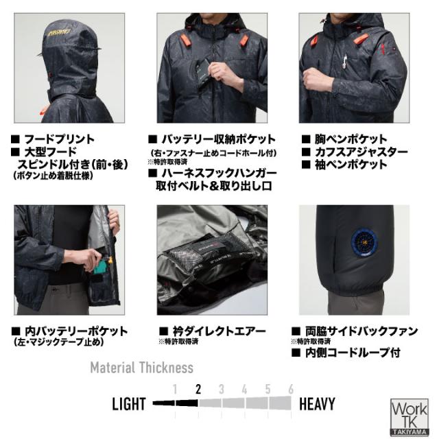 2026年新作バートル 半袖空調作業服 サイド フルセット エアークラフト 春夏 メンズ レディース 遮熱 UVカット 撥水 軽量 フルハーネス対応 熱中症対策 かっこいい BURTLE AIRCRAFT AC10 AC10-1 即日出荷 bt-k001h-l_3