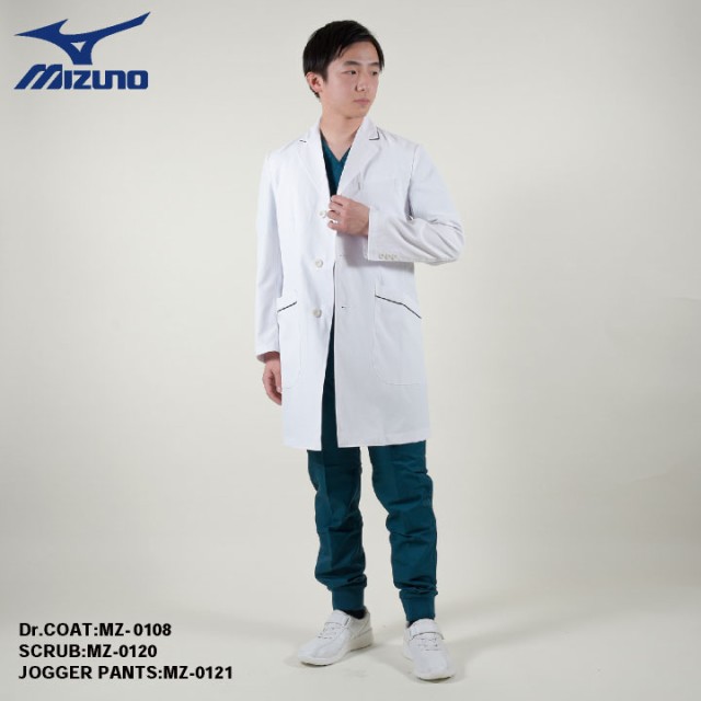 ミズノ ドクターコート メンズ MIZUNO シングル おしゃれ 白衣 医師 医療用 男性用 チトセ ct-mz0108の通販はau PAY  マーケット - workTK