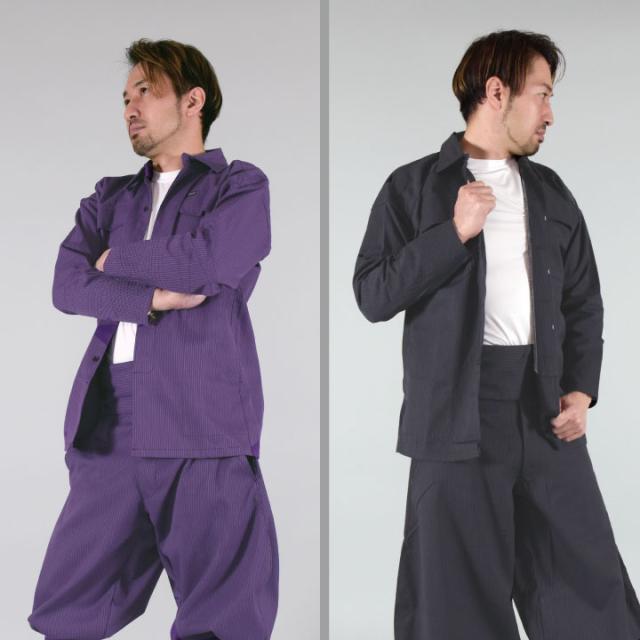 博多鳶 手甲シャツ ブルゾン ジャケット 鳶服 ワークウェア 作業服 作業着 タキヤマ 春夏 秋冬 ht-ts0301s_4