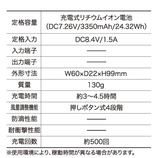クロダルマ ペルチェ式 ベストデバイスセット 春夏 静音 クーラーベスト バッテリー 冷却ウェア 涼しい 暑さ対策 熱中症対策 作業服 kd-ks2100_10