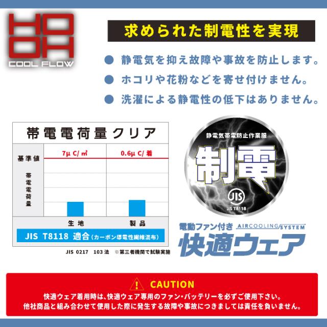 2026年新作 19V HOOH 鳳凰 フルセット 空調作業服 ファン バッテリー 半袖 ジャケット セット サイドファン仕様 フード付 制電 快適ウェア 熱中症対策 春夏 作業服 作業着 村上被服 安い mh-v8817-l2_4