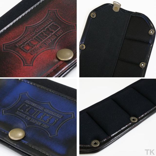 KNICKS ニックス アドバンガラス革ショルダーパッド ADV-22 レッド ブルー 即日出荷 nx-adv-22