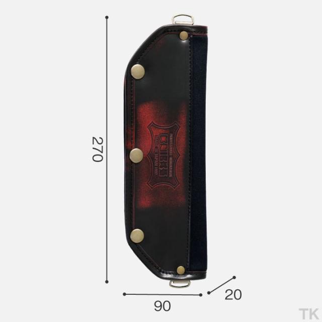KNICKS ニックス アドバンガラス革ショルダーパッド ADV-22 レッド ブルー 即日出荷 nx-adv-22