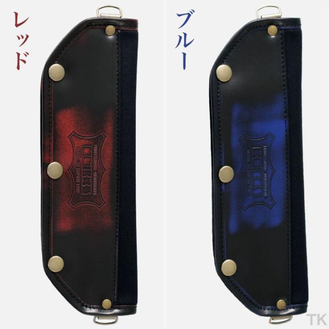 KNICKS ニックス アドバンガラス革ショルダーパッド ADV-22 レッド ブルー 即日出荷 nx-adv-22