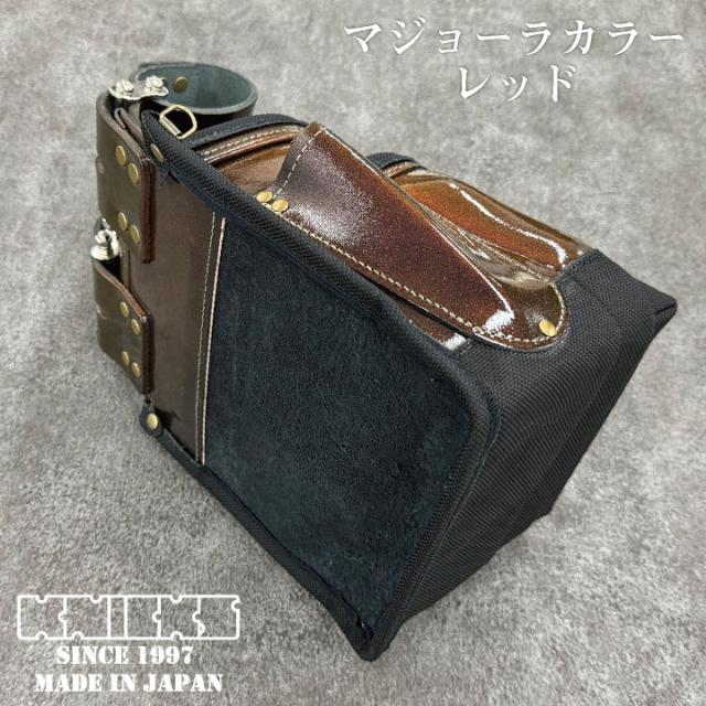 KNICKS ニックス 総ヌメ革使用 3段腰袋 バリスティック補強仕上げ マジョーラカラー nx-kbbmj-301ddx_9