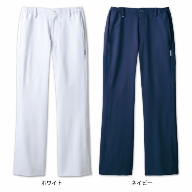 CHM651 アシックス asics メンズパンツ ノータック 両脇ゴム 看護師 ナース服 医療用 リハビリ 整骨院 理学療法士 歯科衛生士 デンタルクリニック 住商モンブラン ノータックパンツ sm-chm651の通販は