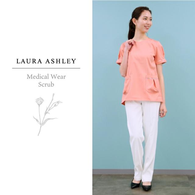 ローラアシュレイ LW602 スクラブ レディース 住商モンブラン 白衣 制服 ユニフォーム 医療用 クリニック ナース服 看護師 介護士 デンタル 歯科衛生士 美容サロン エステ 半袖 sm-lw602_12