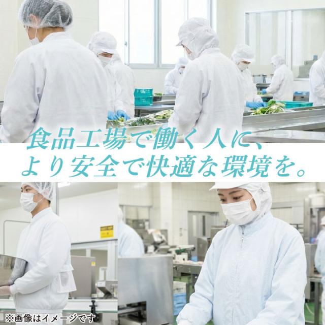 サカノ繊維 空調服R 単品 長袖 白衣 白い空調服TM 春夏 秋冬 食品工場 暑さ対策 熱中症対策 涼しい 厨房着 調理衣 衛生衣 衛生白衣 空調ウェア 空調作業服 ファン付ウェア メンズ レディース sn-skh6500n-t_7