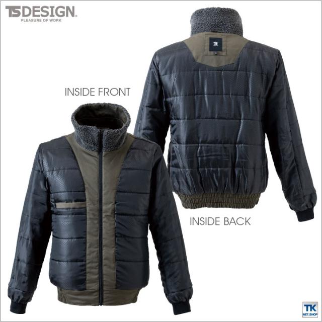 TS DESIGN 長袖防寒ジャケット 秋冬 防寒着 防寒ジャケット 作業ジャンパー 防寒服 長袖ブルゾン アウター Winter Clothes メンズ ライトウォーム 保温 撥水 長袖 ジャケット tw-5126-b_6