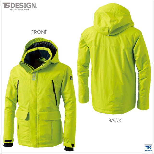 TS DESIGN 長袖防寒ジャケット 秋冬 防寒着 ジャケット 防水 防寒 作業ジャンパー 作業着 作業服 長袖ブルゾン コート アウター COLOR LAB. 男女兼用 メンズ レディース 防風 保温 撥水 透湿 軽量 長袖 tw-8127-b TS DESIGN 長袖防寒ジャケット 秋冬 防寒着 ジャケット 防水 防寒 作業