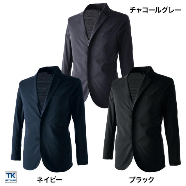 TS DESIGN ジャケット TOWA かっこいい 軽い ストレッチ 撥水 形状安定 通気性 営業 仕事着 格子 年間 スーツ フォーマル 春夏 秋冬 長袖 tw-9036_5