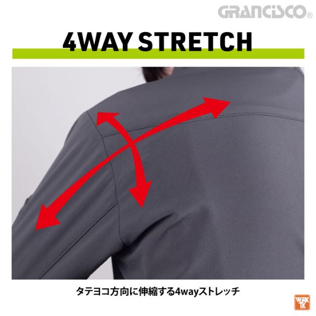 コーデュラ ナイロン ジャケット ストレッチ 長袖 春夏 秋冬