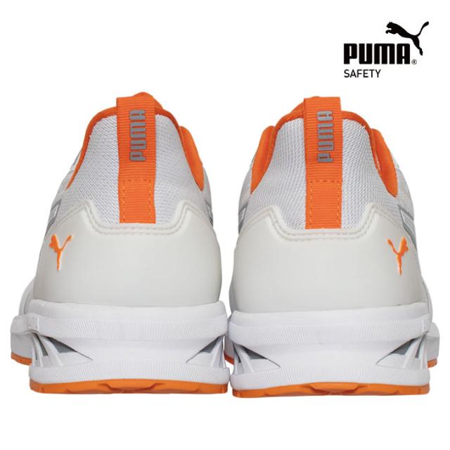 PUMA セーフティシューズ ひも式 ローカット 樹脂先芯 軽量 グライドロー 安全靴 作業靴 運送業 倉庫 建築 スニーカー スポーティ カジュアル おしゃれ かっこいい 64.404.0 64.405.0 ホワイト レッド 白 赤 プーマ ユニワールド yn-64-4040