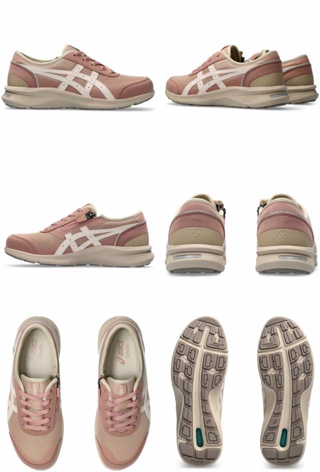 アシックス スニーカー ウォーキングシューズ レディース 3E 幅広 疲れ