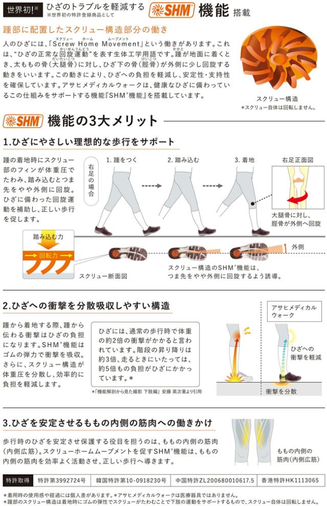 アサヒ メディカルウォーク スニーカー メンズ 滑らない 歩きやすい 疲れない 履きやすい 膝に優しい スクリュー 軽量 4E 幅広 サイドジップ 滑りにくい 蒸れにくい ローカット MS-C おしゃれ 通勤 運動靴 ウォーキングシューズ 靴