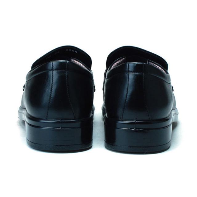 通勤快足 ビジネスシューズ 本革 歩きやすい スリッポン 幅広 4E 軽量