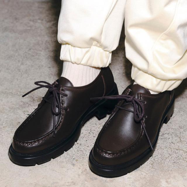 アシックス アキュアーズ レディース チロリアンシューズ 防水 本革