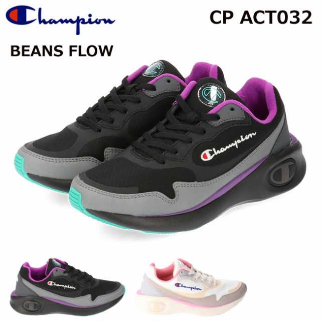 チャンピオン 厚底 スニーカー レディース 黒 Champion Cp Act032 Beans Flow ビーンズ フロ 送料無料の通販はau Pay マーケット はきもの広場