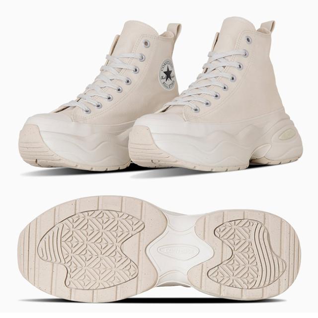 コンバース オールスター R サージトレーナー HI スニーカー レディース ハイカット 厚底 歩きやすい 疲れない シューズ 靴の通販は