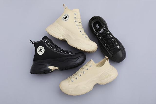 コンバース オールスター R サージトレーナー HI スニーカー レディース ハイカット 厚底 歩きやすい 疲れない シューズ 靴の通販は