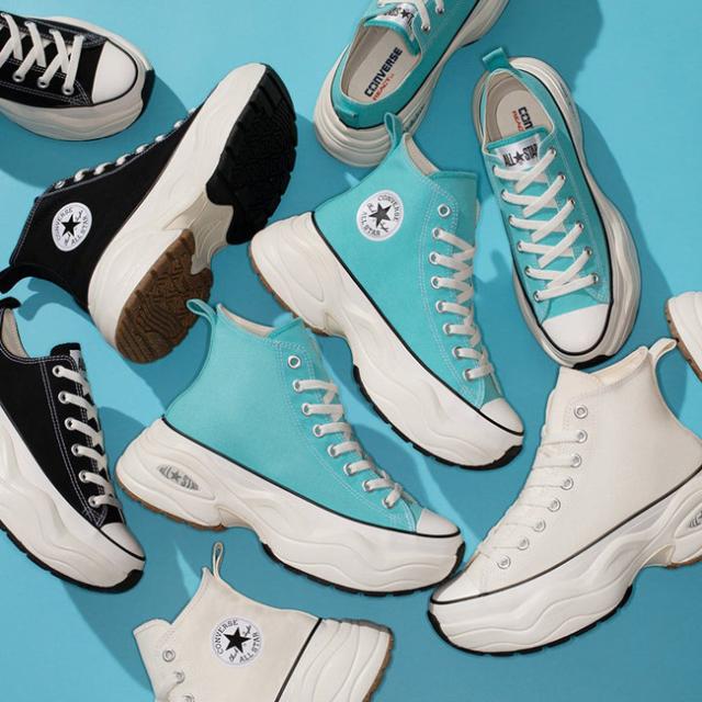 コンバース オールスター R サージトレーナー HI スニーカー レディース ハイカット 厚底 歩きやすい 疲れない シューズ 靴の通販は