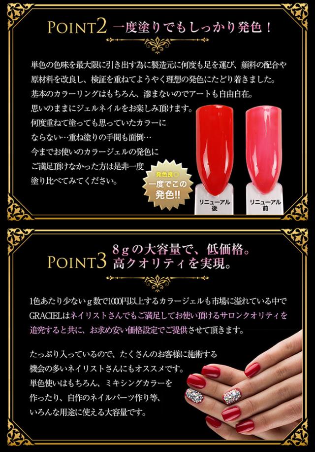 宅配便 Gracielカラージェル5個セット ジェルネイル セルフネイル プチプラ Gracile グラシエル カラージェル 5個 セット 初心者 ニュの通販はau Pay マーケット プチプラ Au Pay マーケット店