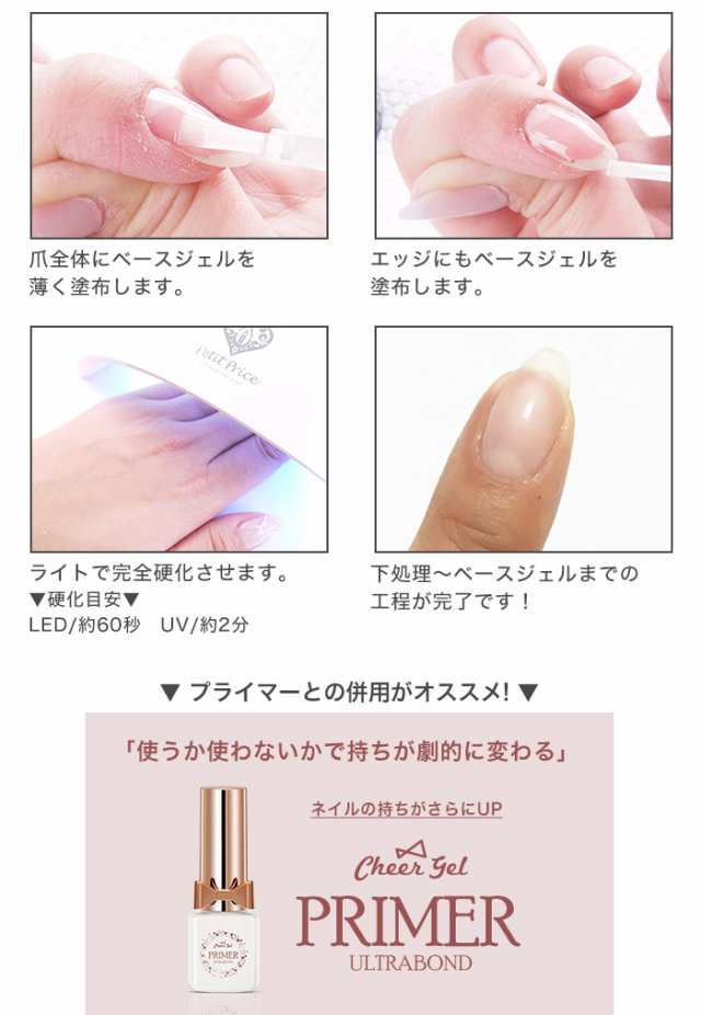 楽ギフ_包装】 2個 ベース 高品質 クリアジェル 10g ネイル 大容量