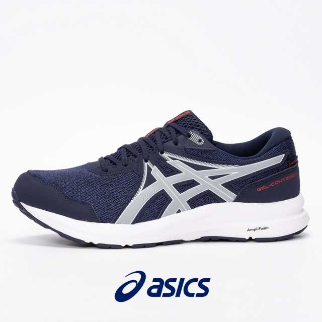 asics ランニングシューズ GEL-CONTEND 7 WP 防水 防水機能 耐久性 軽量 衝撃緩衝性 運動靴 運動 ウォーキング スポーツ ブルー 紺 靴 く