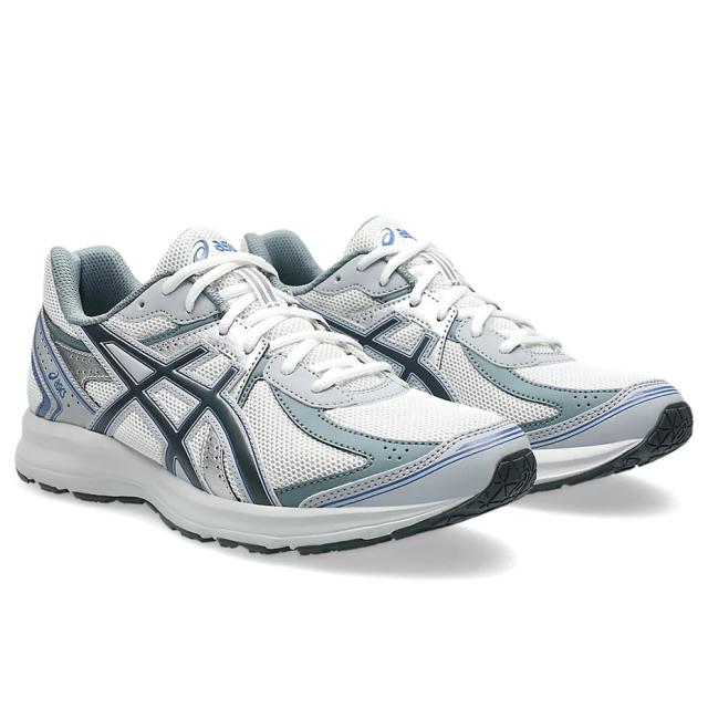 JOG 100S 1203A684.100 アシックス ASICS メンズ レディース スニーカー ランニングシューズ Y2Kルック 2E ホワイト キャリアグレー 日常使い トレーニング ブランド アシックスタイガー オニツカタイガー おしゃれ 通気性 衝撃吸収 スポーツシューズ プレゼント ギフト_1