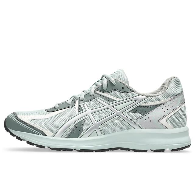 JOG 100S 1203A684.300 アシックス ASICS スニーカー ランニングシューズ メンズ レディース ジョギング ウォーキング ジム 通学 通勤 軽量 クッション性 衝撃吸収 EVAミッドソール 履きやすい 疲れにくい おしゃれ 人気 スポーツシューズ 2Eワイズ 黒 グレー シルバー 緑_5